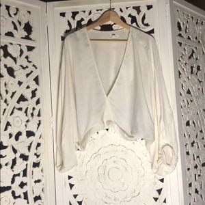 Urban outfitters balloon sleeve blouse